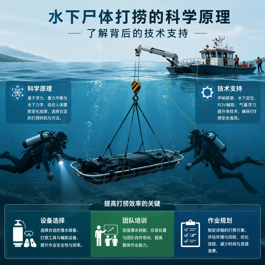水下尸体打捞的科学原理，了解背后的技术支持
